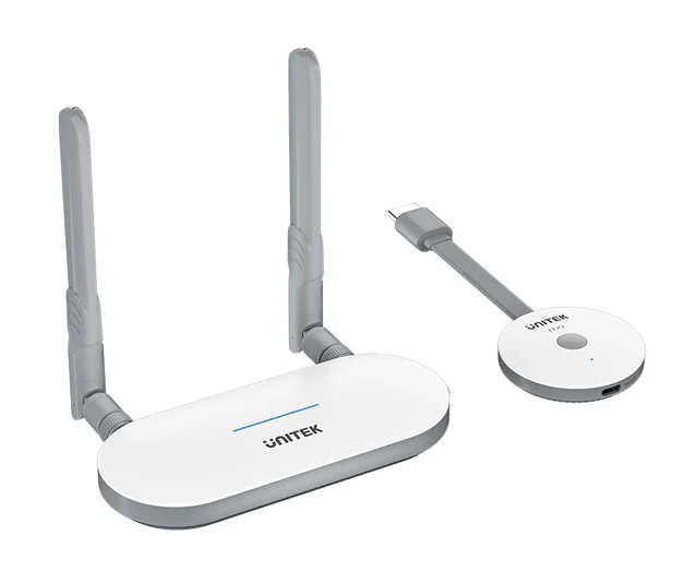 Unitek Wireless HDMI Transmitter & Receiver Kit Up to 50M White V1183A