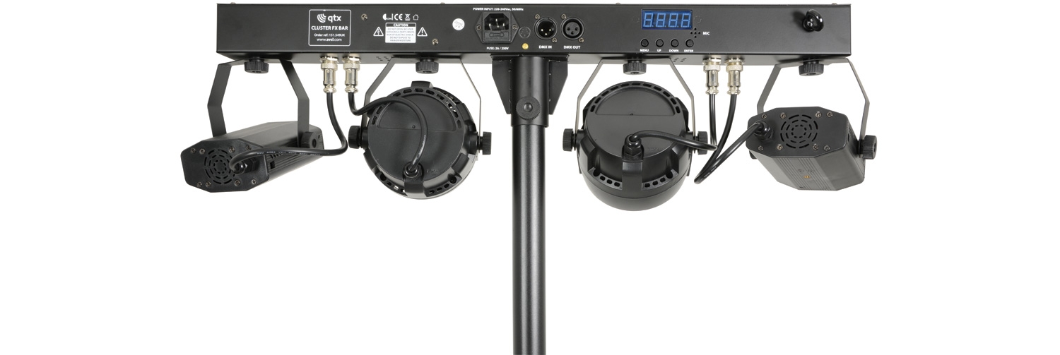QTX LED Cluster FX Bar with Stand 151.549UK