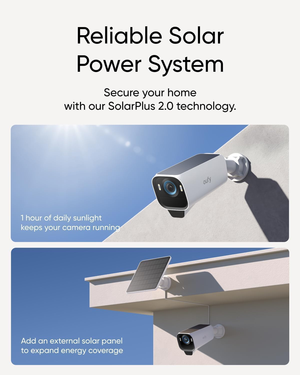 Anker Eufy Security Camera Kit S3 Pro 1 x 4K Bullet+ Solar Addon