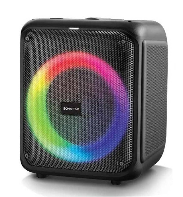 SonicGear AudioXPro600HD 90W Portable Karaoke Speaker BT/USB/FM with 1 Wireless Microphone