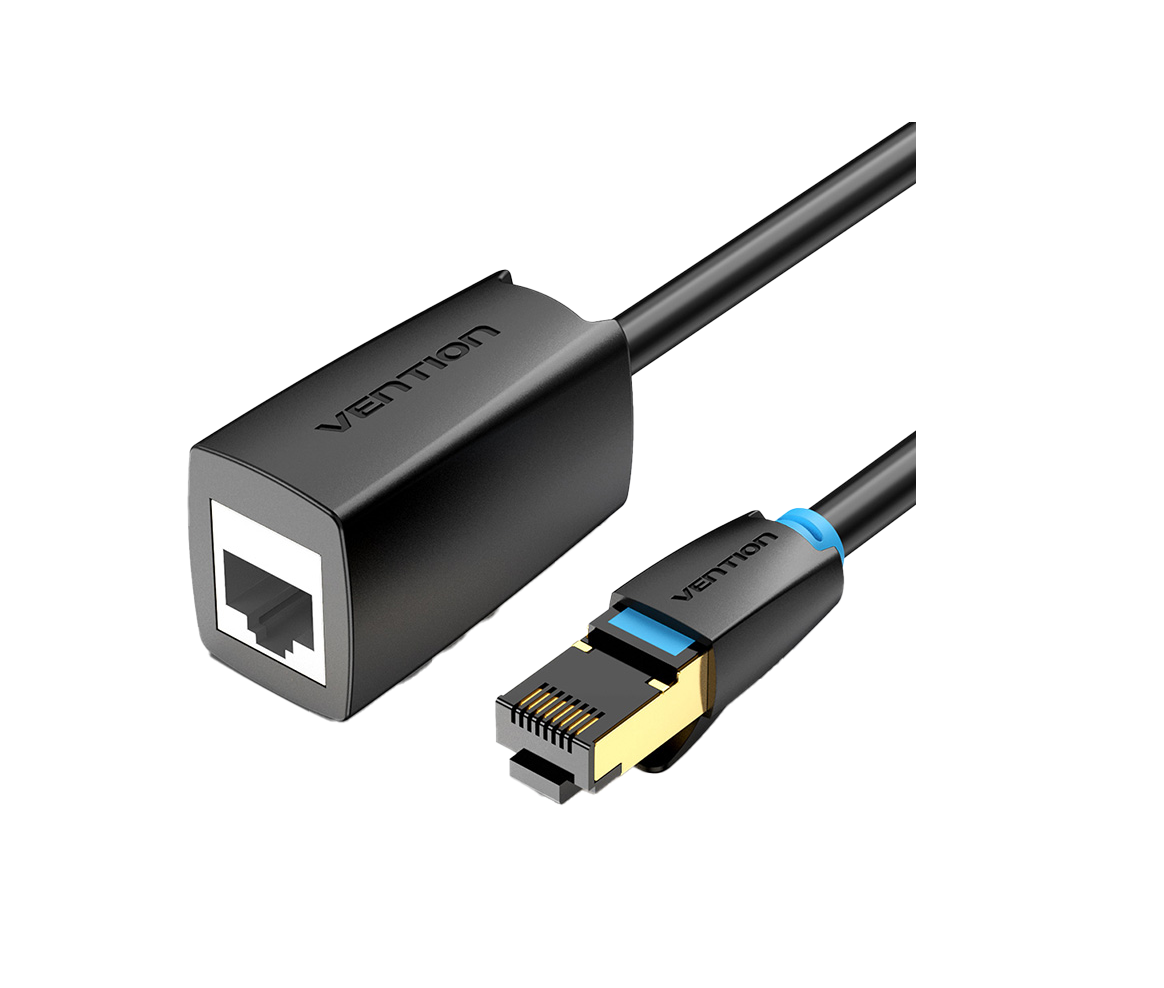 Vention NETWORK Cable CAT8 SFTP M-F Extension 5.0m Black IKHBJ