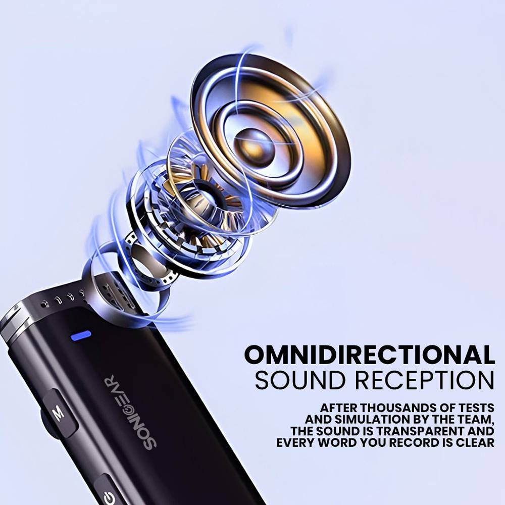 SonicGear Wireless 2x Lavalier ClipOn Microphones WLM3000 DUO