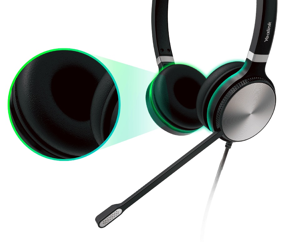 Yealink Headset Leather Ear Cushion for WH62/WH66/UH36