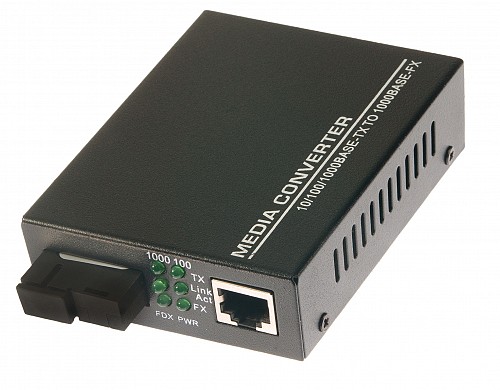 OPTON MC212CS Media Converter 1.25GBPS SM SC 10km