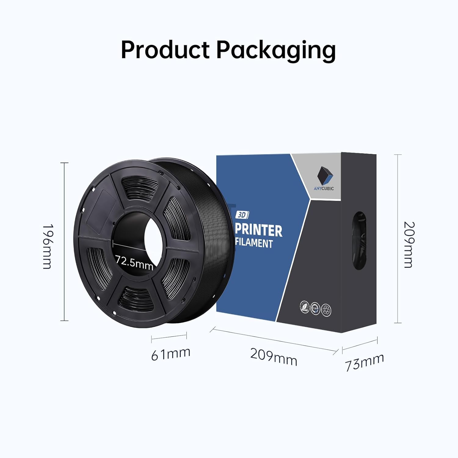 Anycubic ASA Filament Grey 1Kg