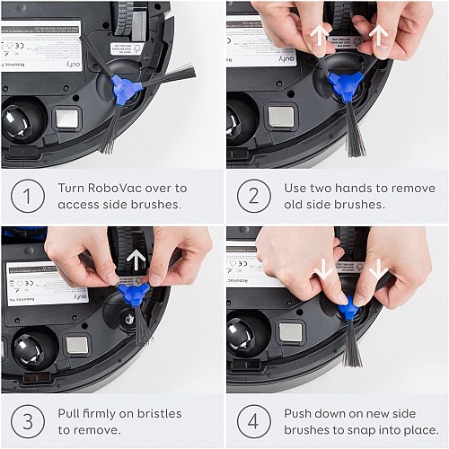 Anker Eufy 4x Replacement Side Brush for RoboVac G10 Hybrid