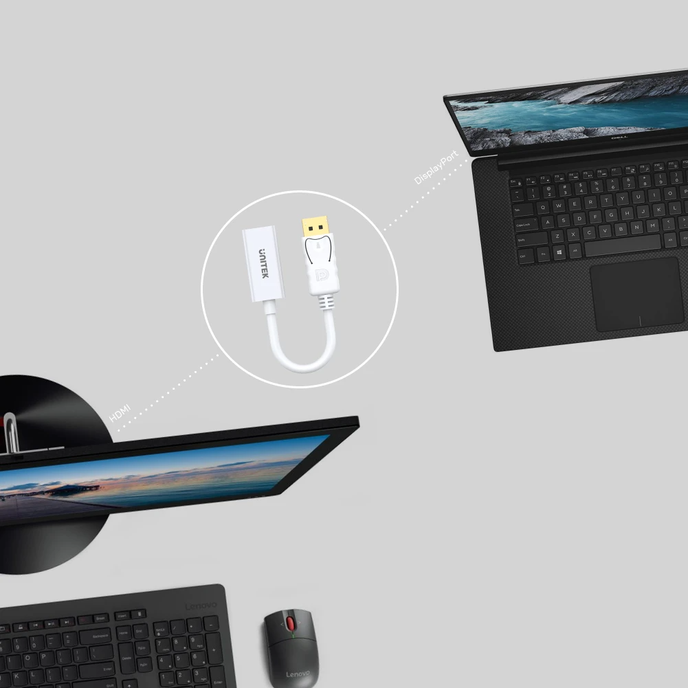 Unitek Y-6332 DisplayPort 1.2 to 4K30Hz HDMI Converter