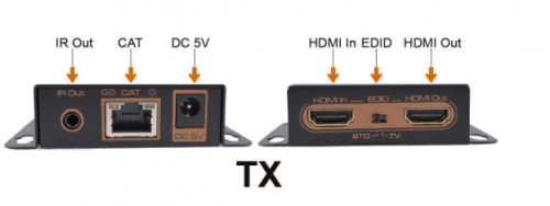 DigitMX DMX-EXT25 HDMI Extender Cat6 40m, IR, Loop