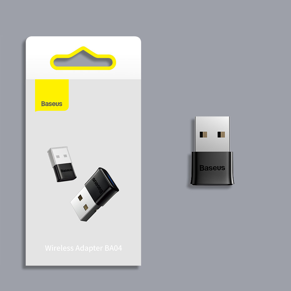 Baseus Wireless Bluetooth Adapter BA04 Black 5.0