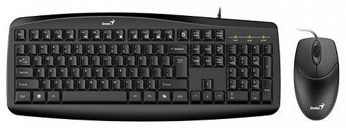 Genius Keyboard-Mouse Set Wired KM-200 English
