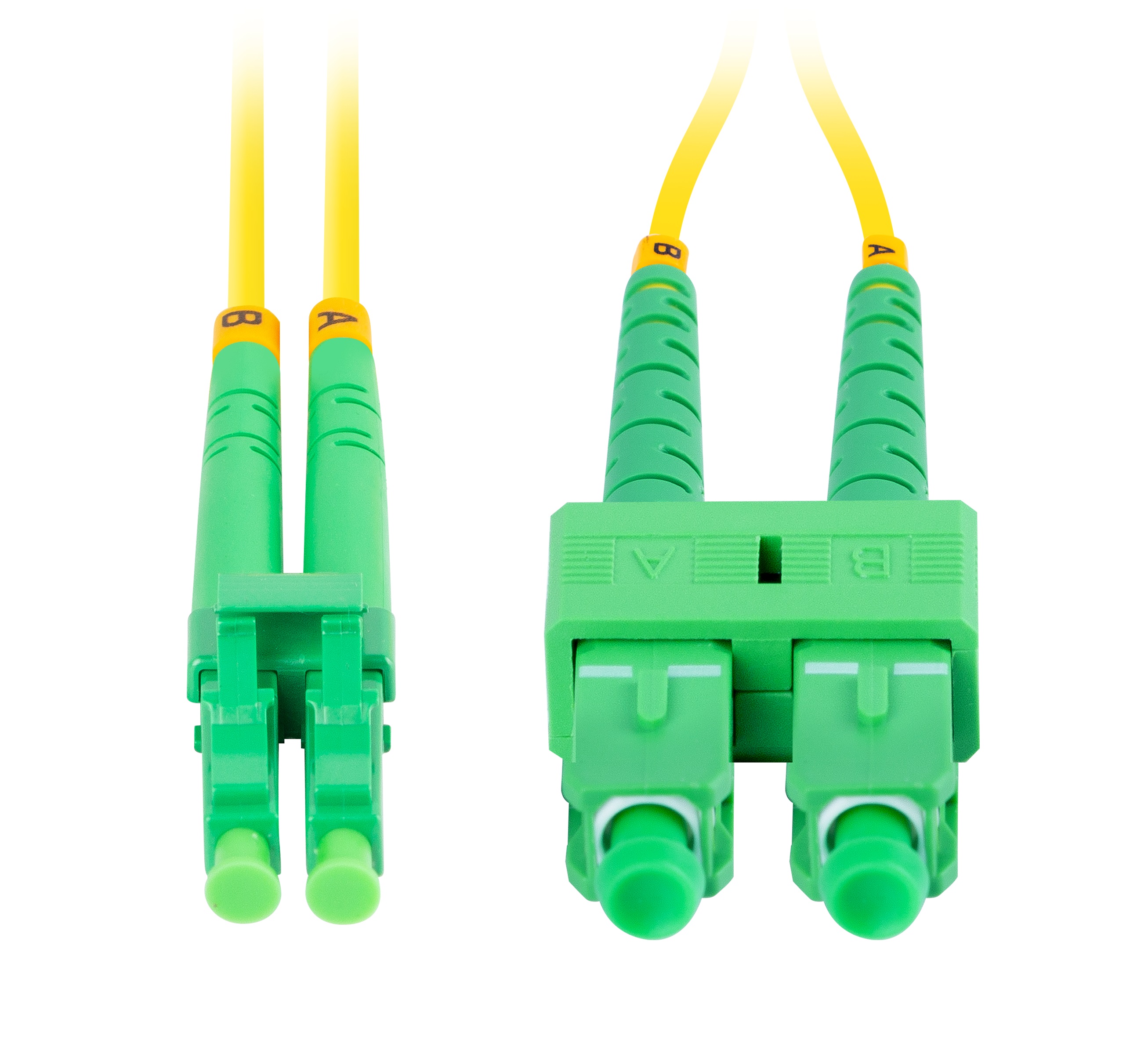 Lanberg Fiber Optic Patch Cord SM SC/APC-LC/APC Duplex LSZH 2.0m