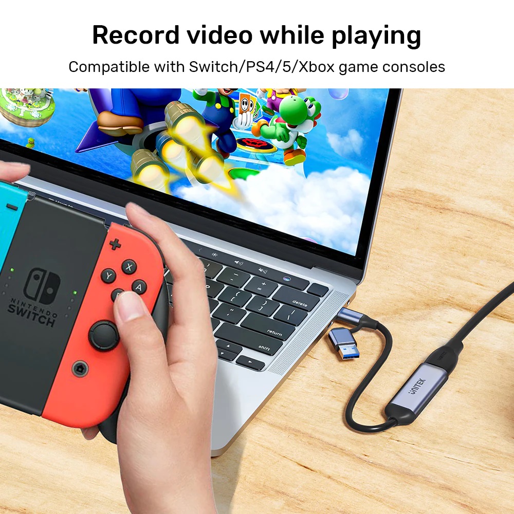 Unitek Capture Card HDMI to USB-C/A 1080p V1167A