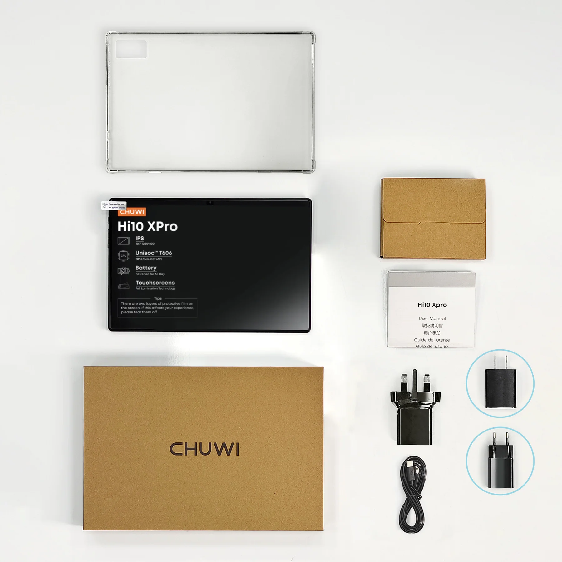 Chuwi Tablet Hi10 XPro, 10.1'' Android, T606, 4GB + 4GB+128GB