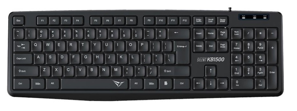 Alcatroz KB1500 Silent Wired Keyboard