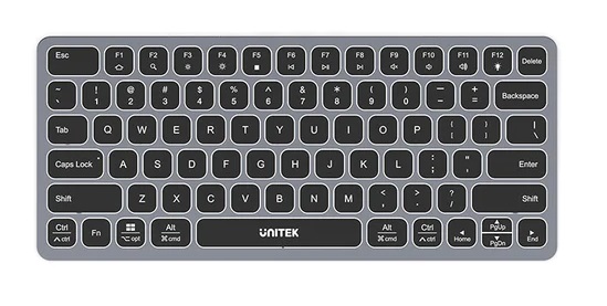 Unitek 9in1 Keyboard & USB-C 3.0 Hub 4x USB Ports HDMI 4K60Hz Card Reader & 100W PD D1092A