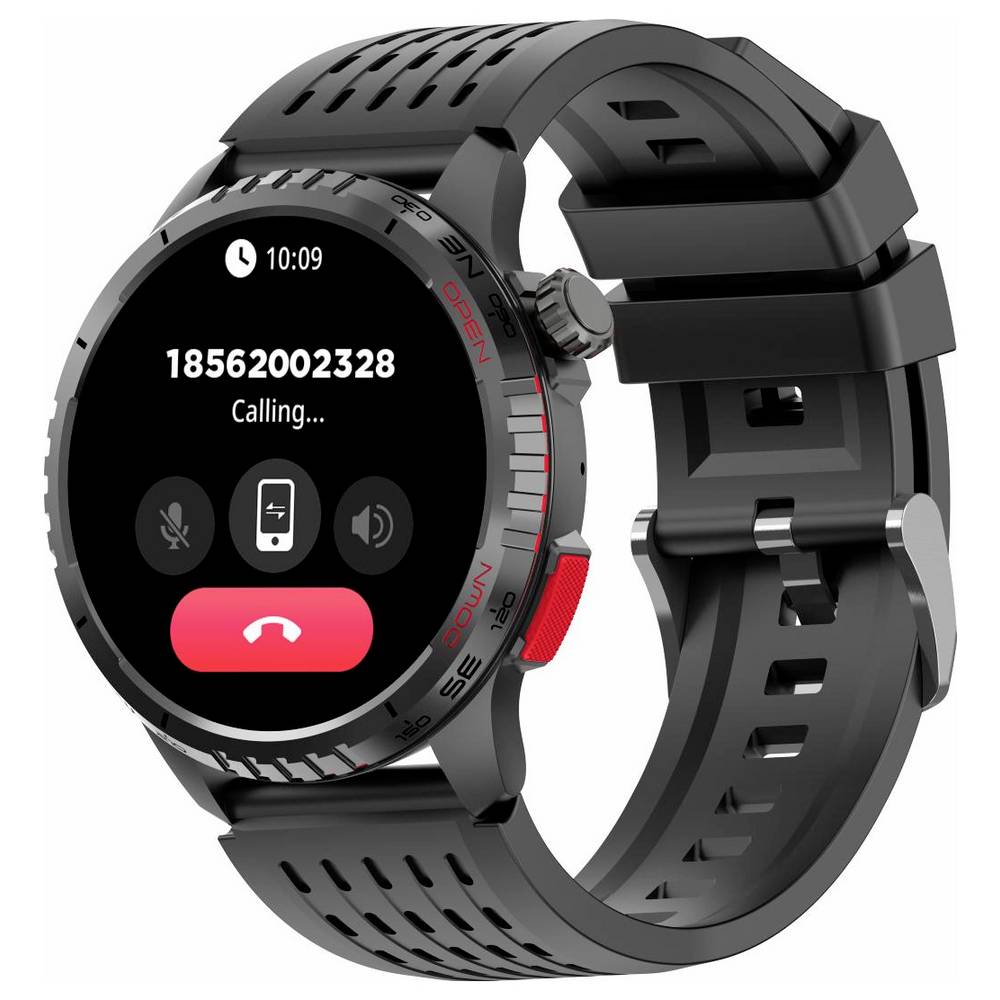 Denver Smartwatch with Call Function, Blood Pressure, GPS, SWG-345B BLACK