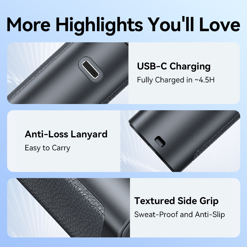 Vention Fan Portable & Adjustable High-Speed with Display PBBV0