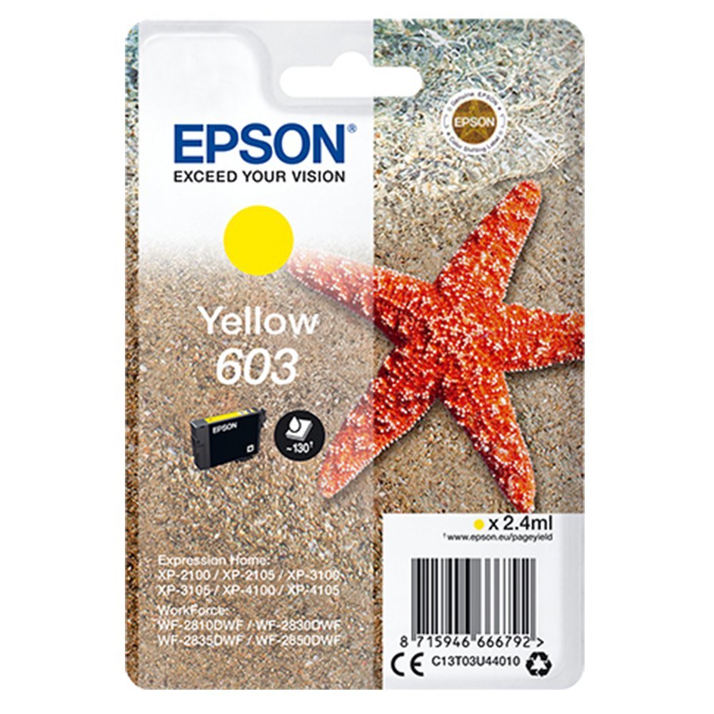 EPSON INK ORIGINAL CARTRIDGE 603 - YELLOW
