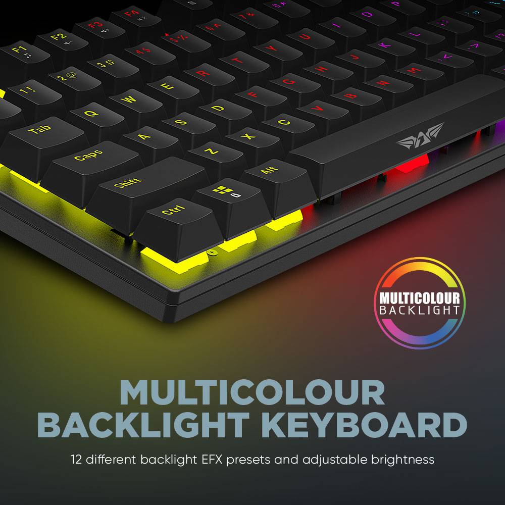 Armaggeddon MKA-2C Neo White Mechanical Gaming Keyboard 87 Brown Keys