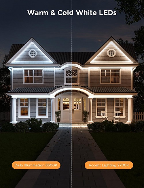 Govee Outdoor LED Strip Smart RGBICWW WiFi & BT Lights 10m (Phantasy)