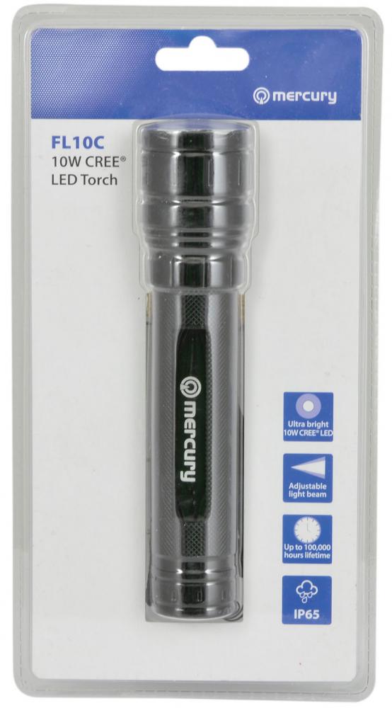 Mercury FL10C 10W CREE LED Torch 410.303UK