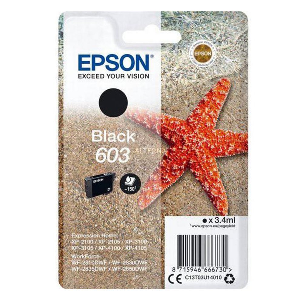 EPSON INK ORIGINAL CARTRIDGE 603 - BLACK