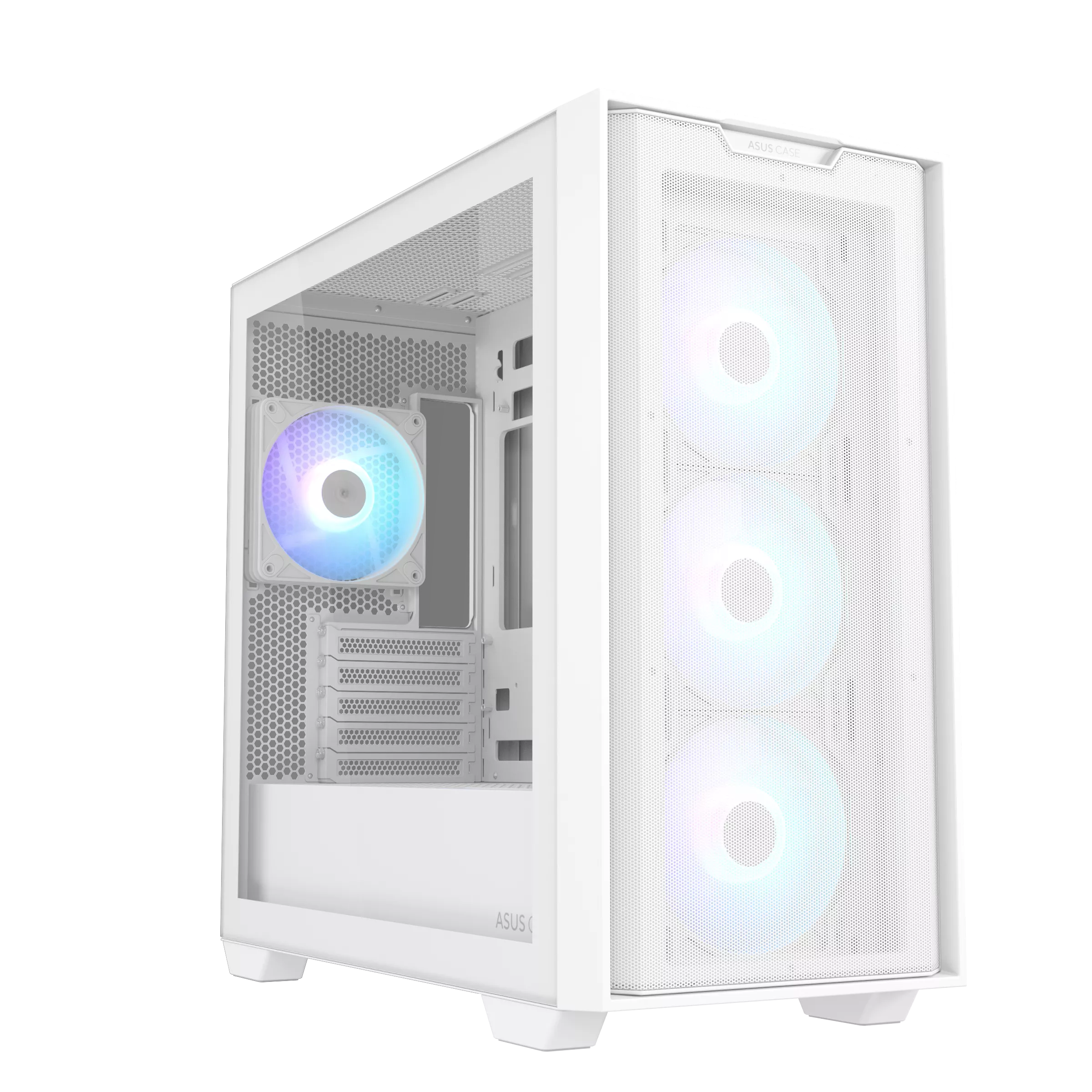 ASUS Gaming Case Micro ATX TG with 4xARGB Fans A21 PLUS White