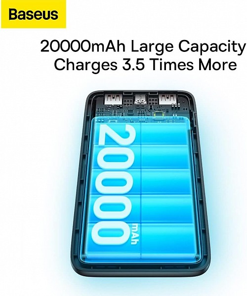 Baseus Powerbank 22.5W 20000mAh Display Bipow Pro Black