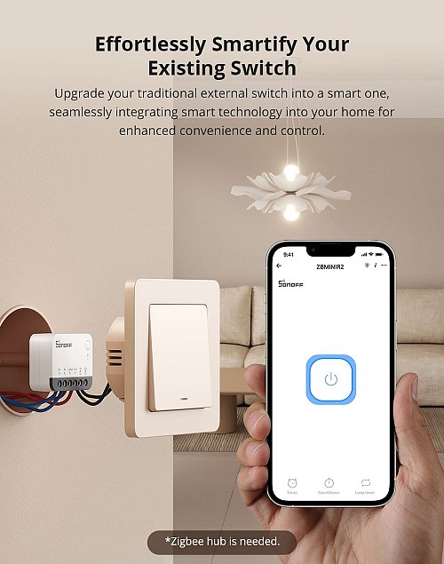 SONOFF Zigbee Smart Switch ZBMINIR2