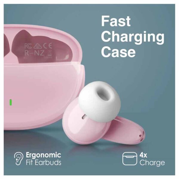 LUSH.PINK EARPHONES ACOUSTIC IN-EAR TWS PROMATE