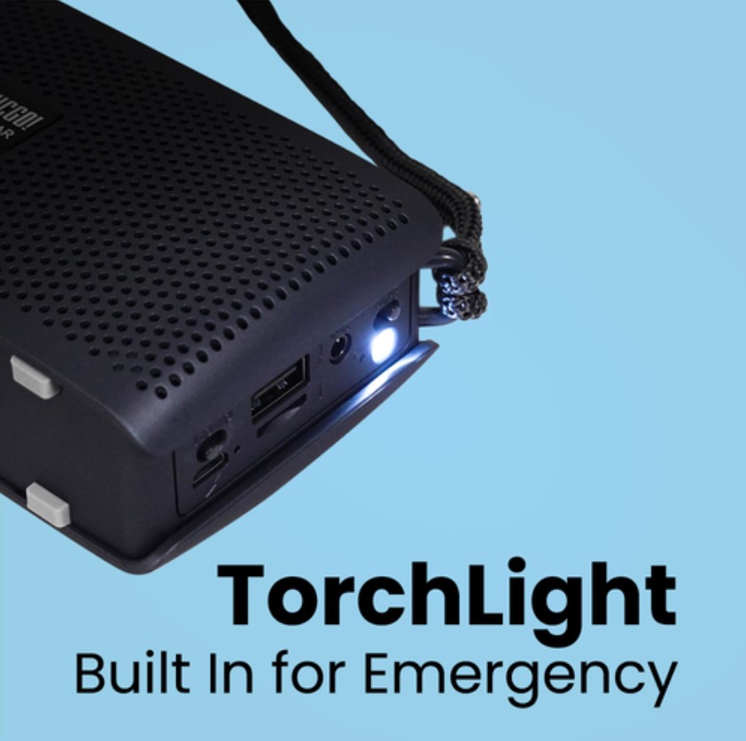 SonicGear SONICGO! RDO30-X Portable BT/FM/USB Speaker Black