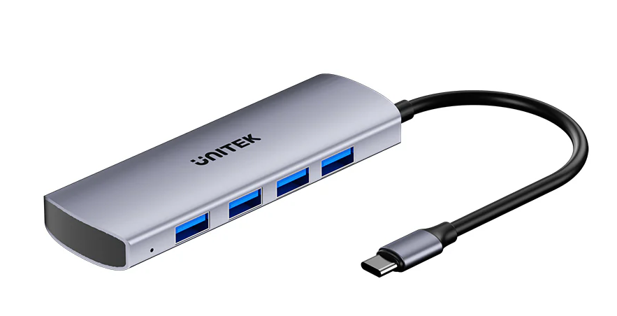 Unitek USB-C Hub 4xUSB-A 10Gbps & USB-C Power Port H1112E