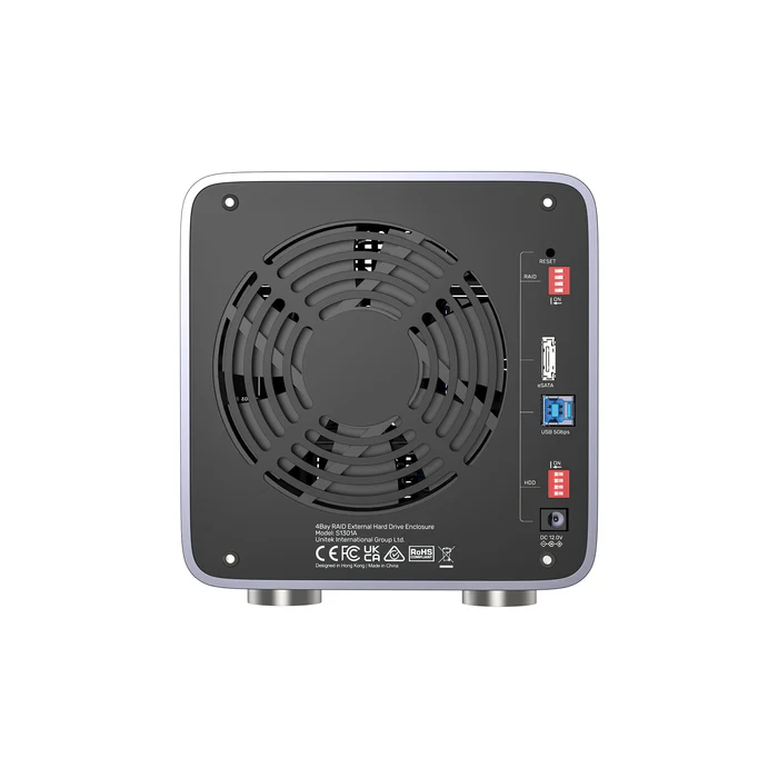 Unitek 4-Bay External SATA 2.5/3.5 HDD/SSD Enclosure with RAID USB-A S1301A