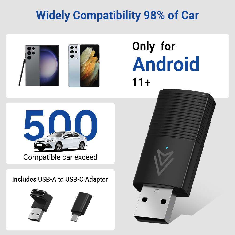 MINIX CAR Wired to Wireless Android Auto USB Dongle CP86-AA