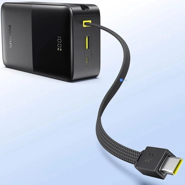 Baseus Powerbank 22.5W 30000mAh EnerFill FC51 Bipow 2 Pro Black