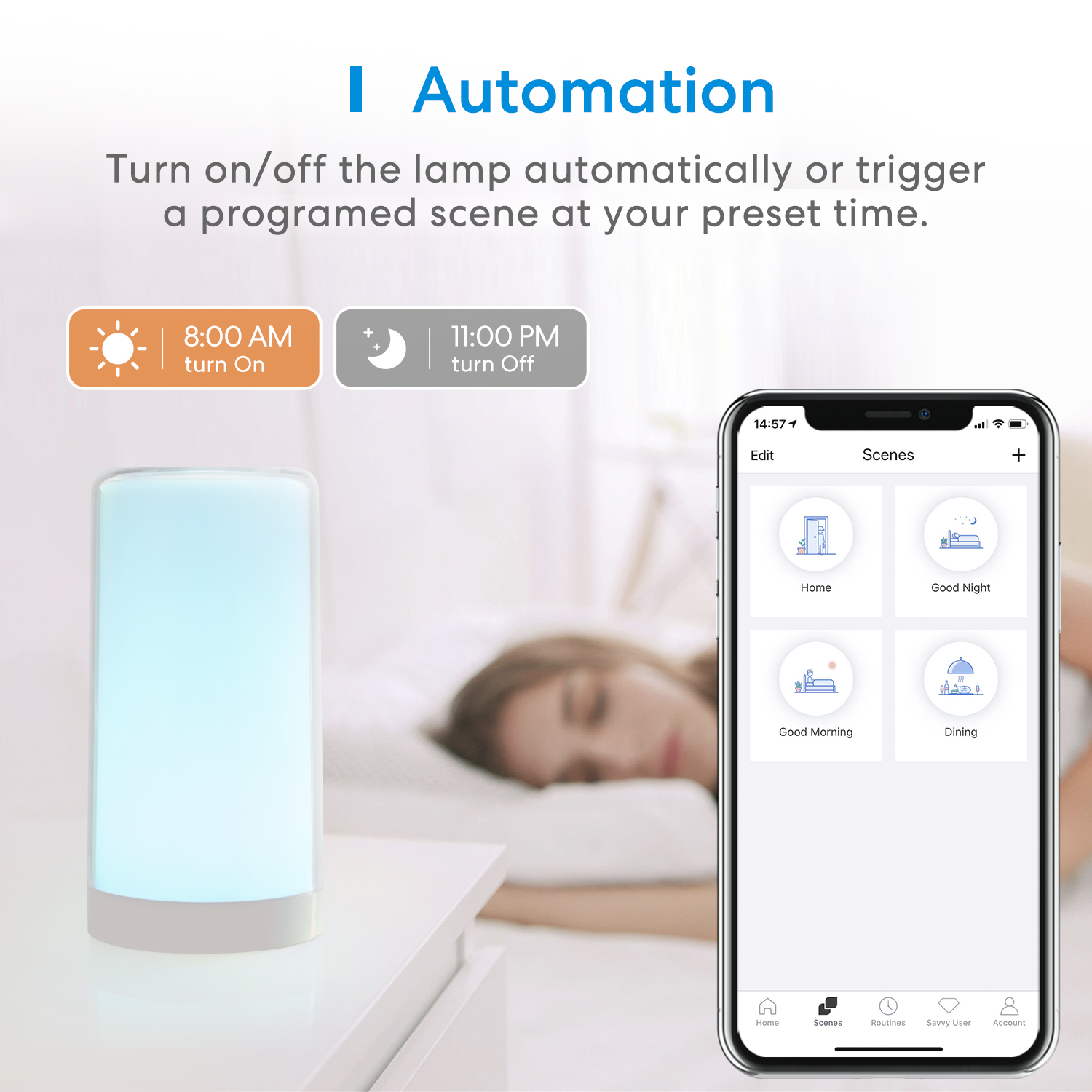 Meross Homekit Smart Wi-Fi Ambient Light MSL430HK-UK
