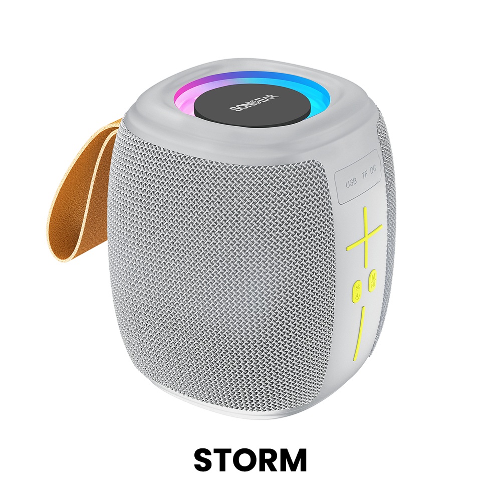 SonicGear Portable Speaker TWS BT/USB/FM/RGB SONICGO! 5 Storm White