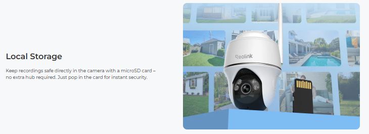 Reolink BP Outdoor Battery Camera 5MP PTZ ARGUS PT Dual (B430)