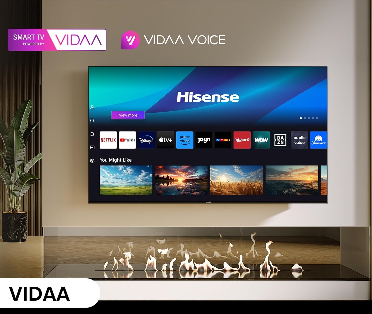 Hisense 65U6NQ 65'' 4K Smart QLED Mini LED TV