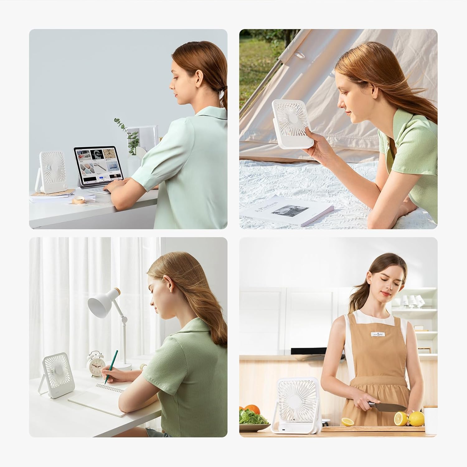 Jisulife Desktop Fan Extendable & Rotating TABLE FAN 7