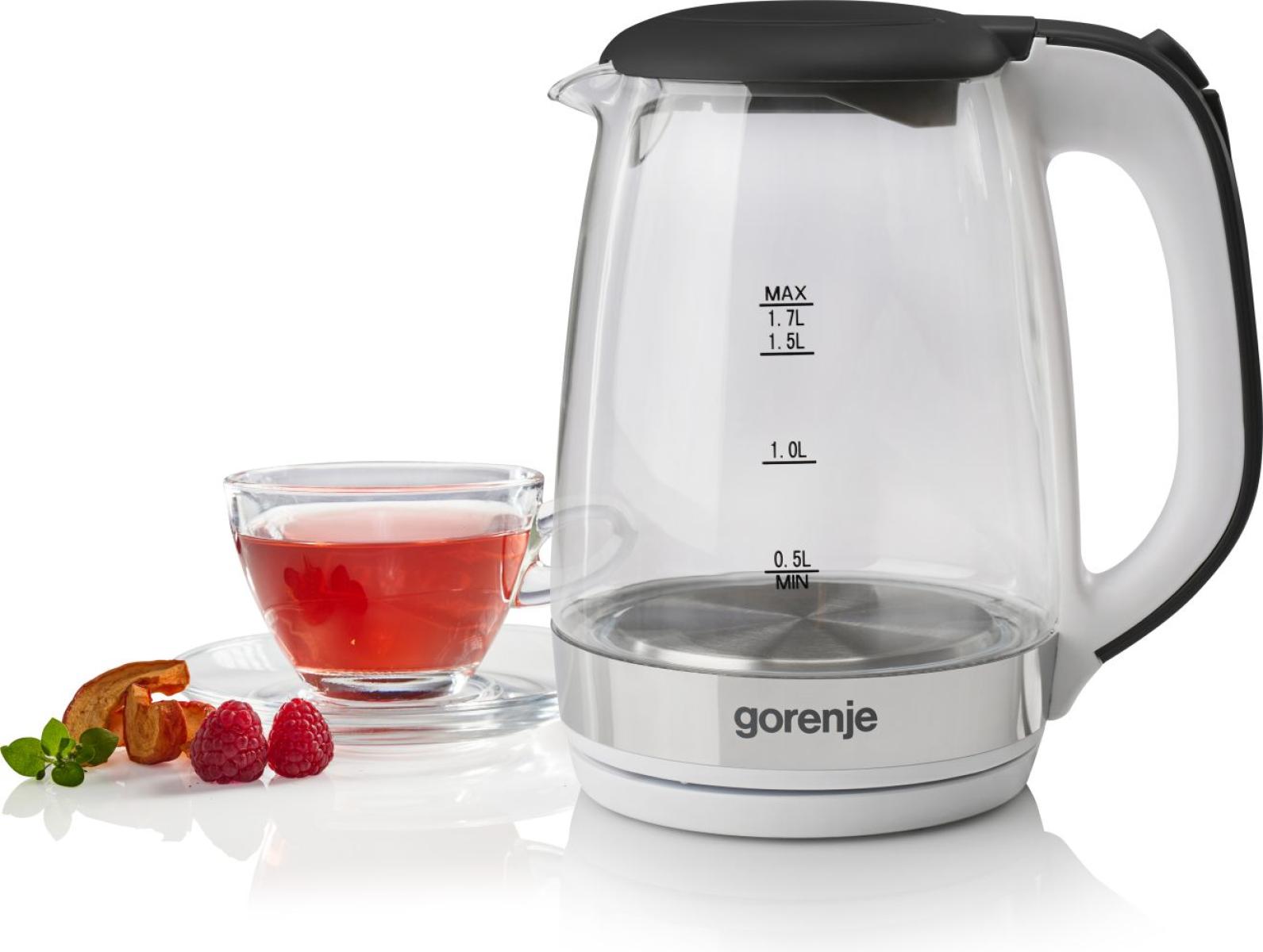 Gorenje Kitchen Kettle 2200W 1.7L Glass K17GXG