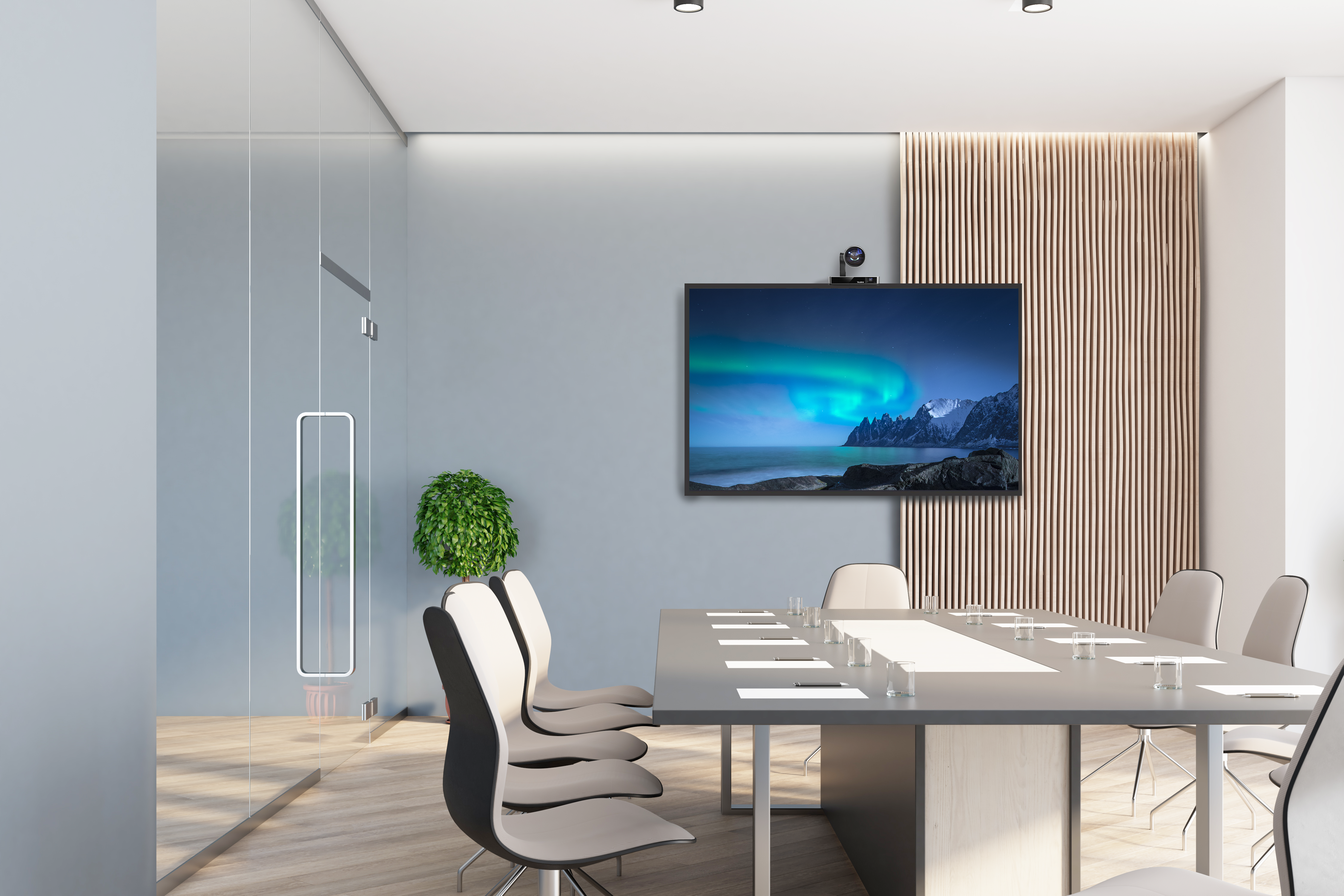 Yealink Video Conferecing Camera 4K Dual-Eye Intelligent Tracking for Medium and Large Rooms UVC86 Black
