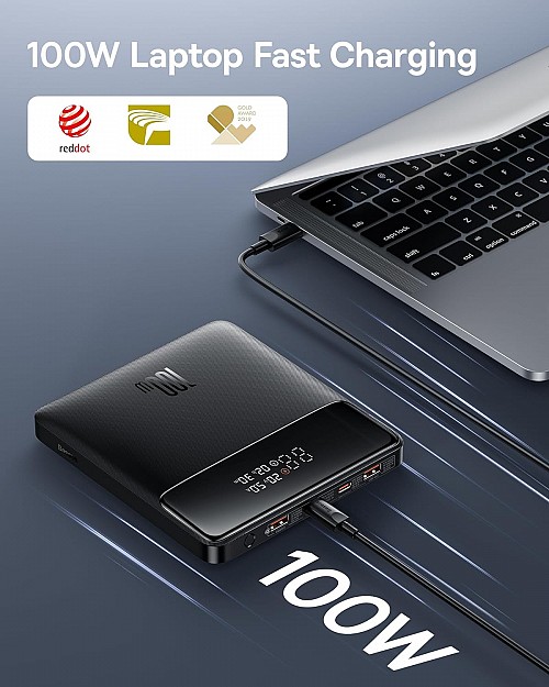 Baseus Powerbank 100W 20000mAh Display BLADE Black