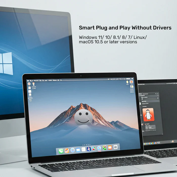 Unitek 4-Bay External SATA 2.5/3.5 HDD/SSD Enclosure with RAID USB-A S1301A