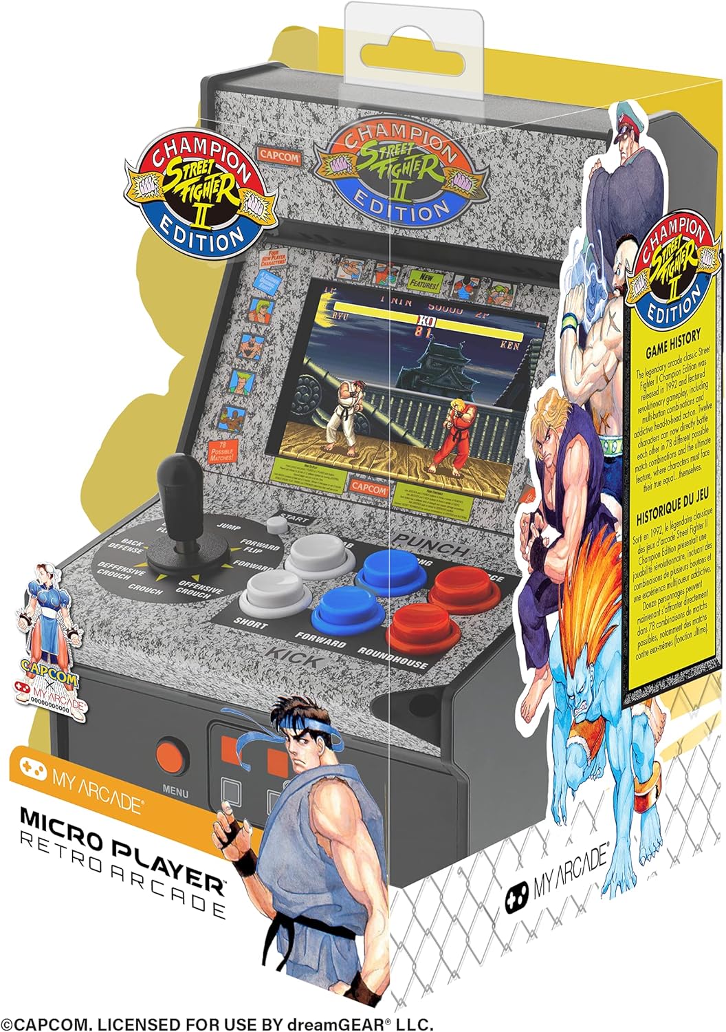 My Arcade  MICRO PLAYER  STREET FIGHTER II CHAMPION EDITION
