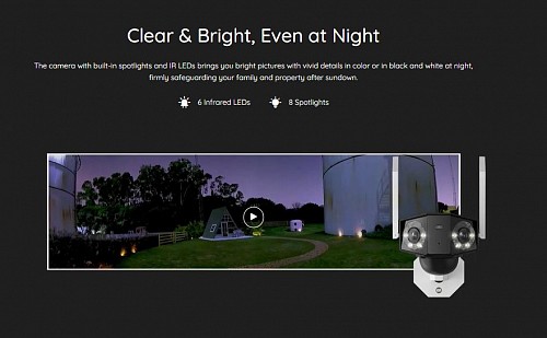 Reolink BP Outdoor Battery Camera 4MP Dual Lens DUO2