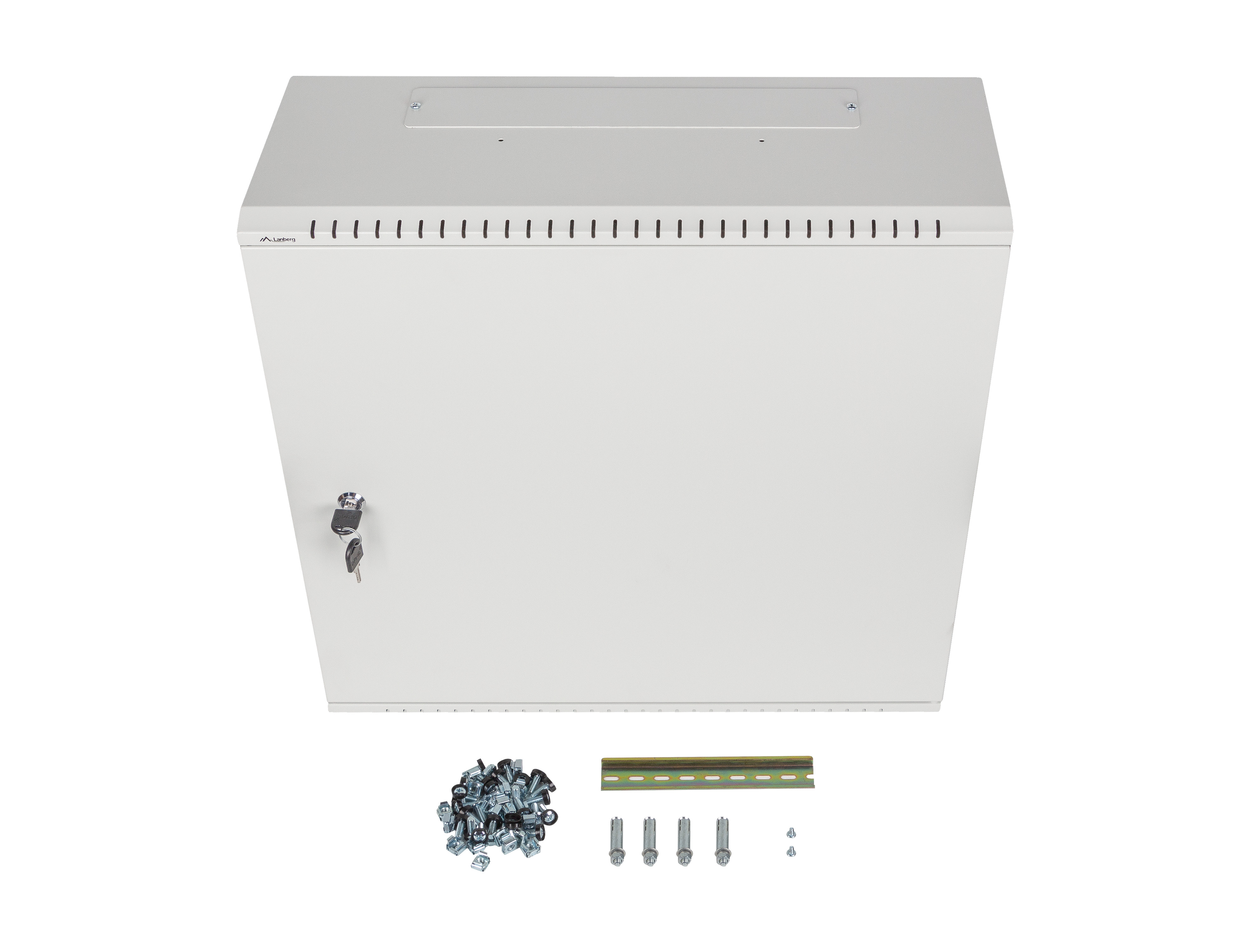 Lanberg Wall Rack 19'' Low Profile 6U+3U Assembled White Z34160