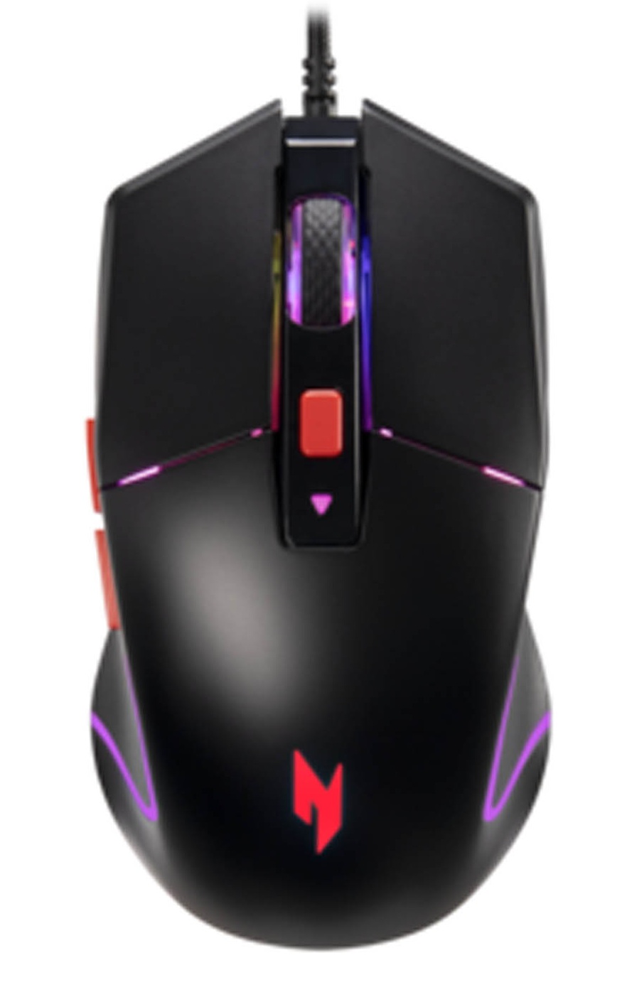 Acer Nitro Gaming Mouse Wired USB 7200-DPI RGB Black NMW100