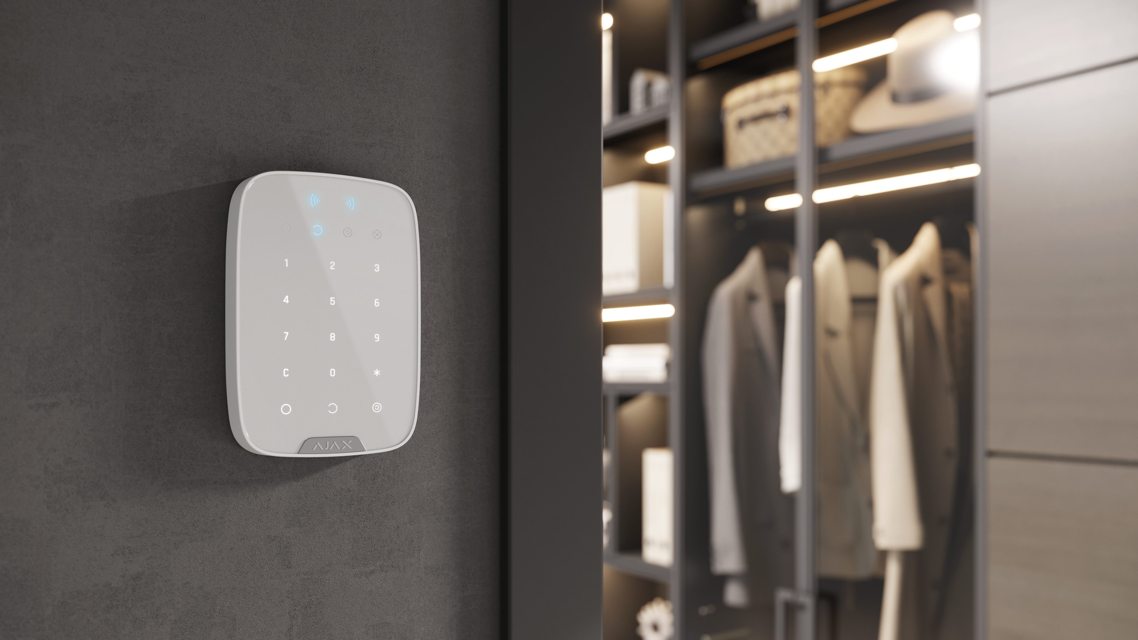 AJAX Keypad Plus White