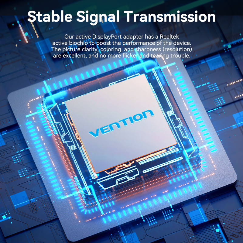 Vention DisplayPort to HDMI Adaptor Male to Female 4K60Hz 0.15M HBZBB